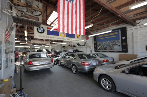 Inside Crown Coachworks Auto Body and Paint
