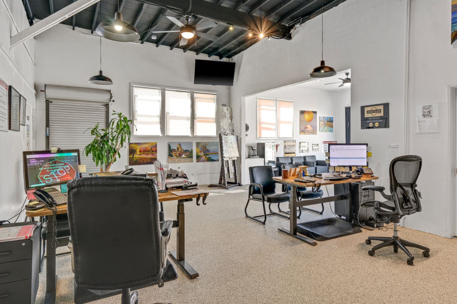 Main office from the rear