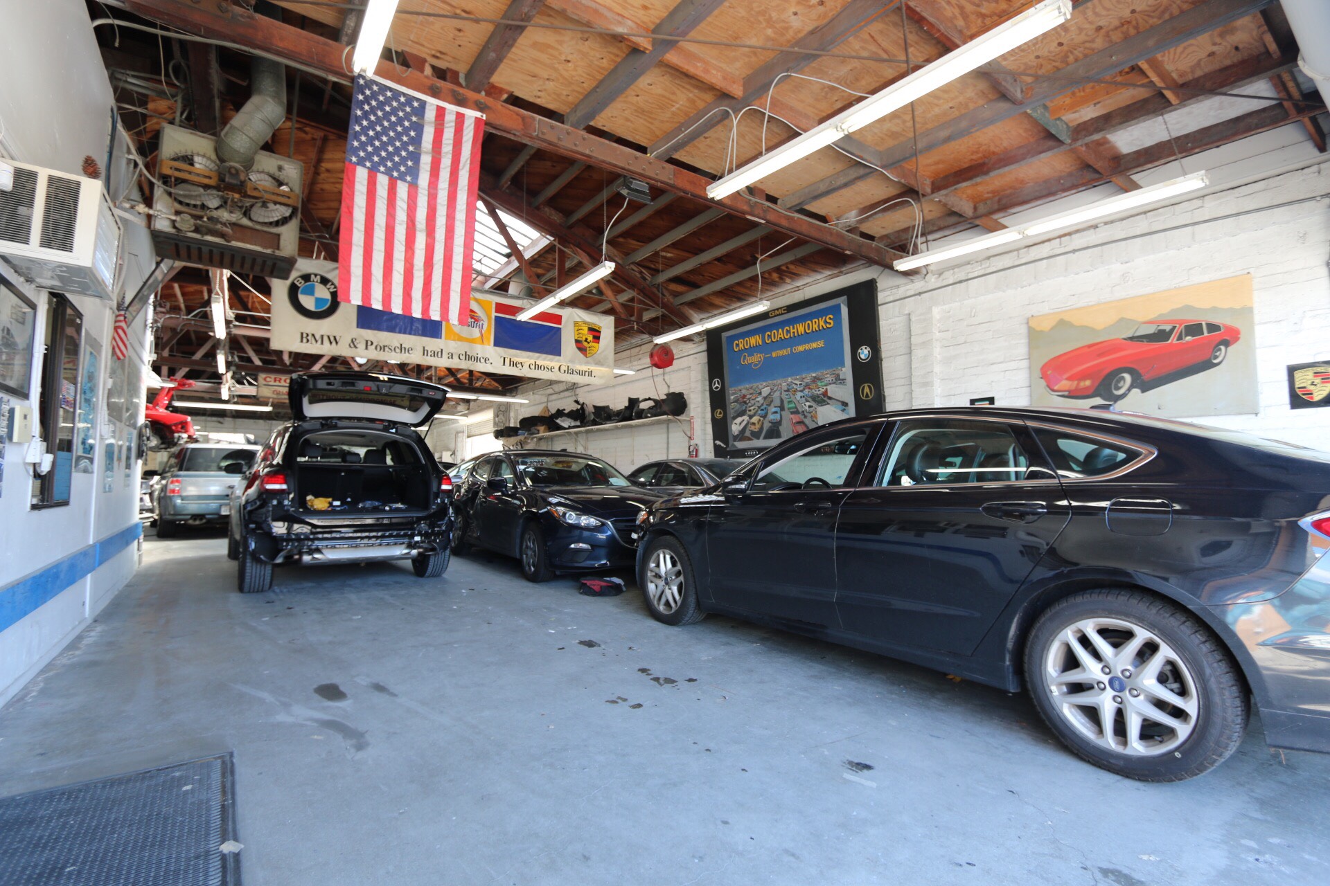 Production area inside view